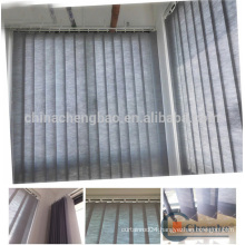 Cheap high grade linen fabric rolls vertical blind